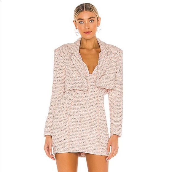 For Love & Lemons Dionne Mini Dress in Carnation S - Picture 10 of 16
